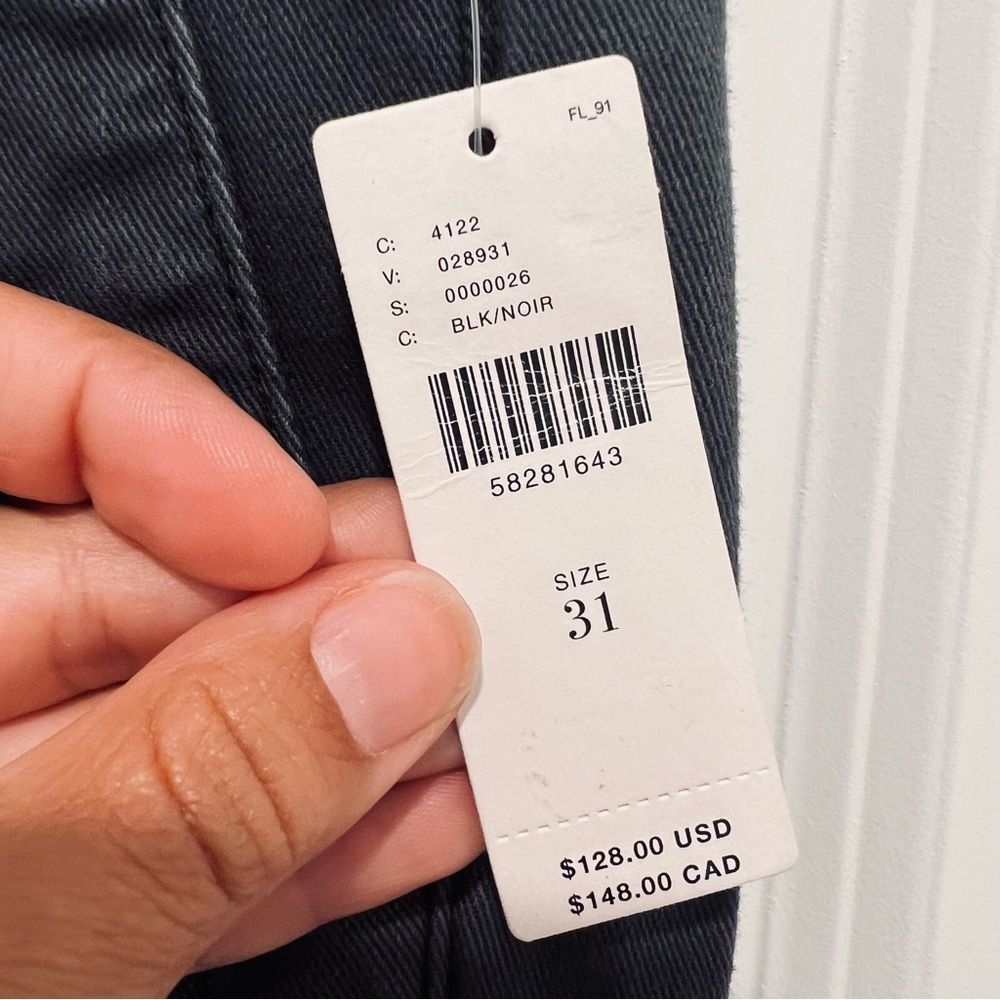 Anthropologie Pilcro High-Rise Darted Skinny Jeans in Black Women’s Sz. 31 NWT - Picture 4 of 14